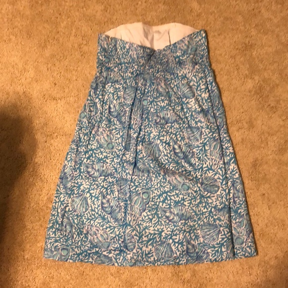 Lily Pulitzer strapless dress - Picture 2 of 3